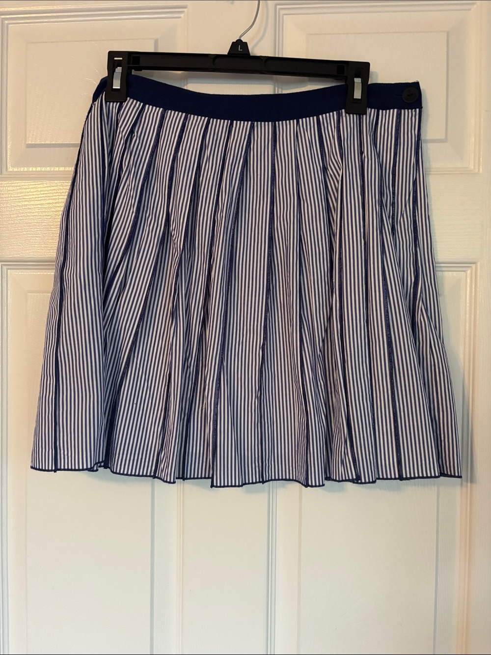 Vineyard Vines Poplin Stripe Pleated Skirt